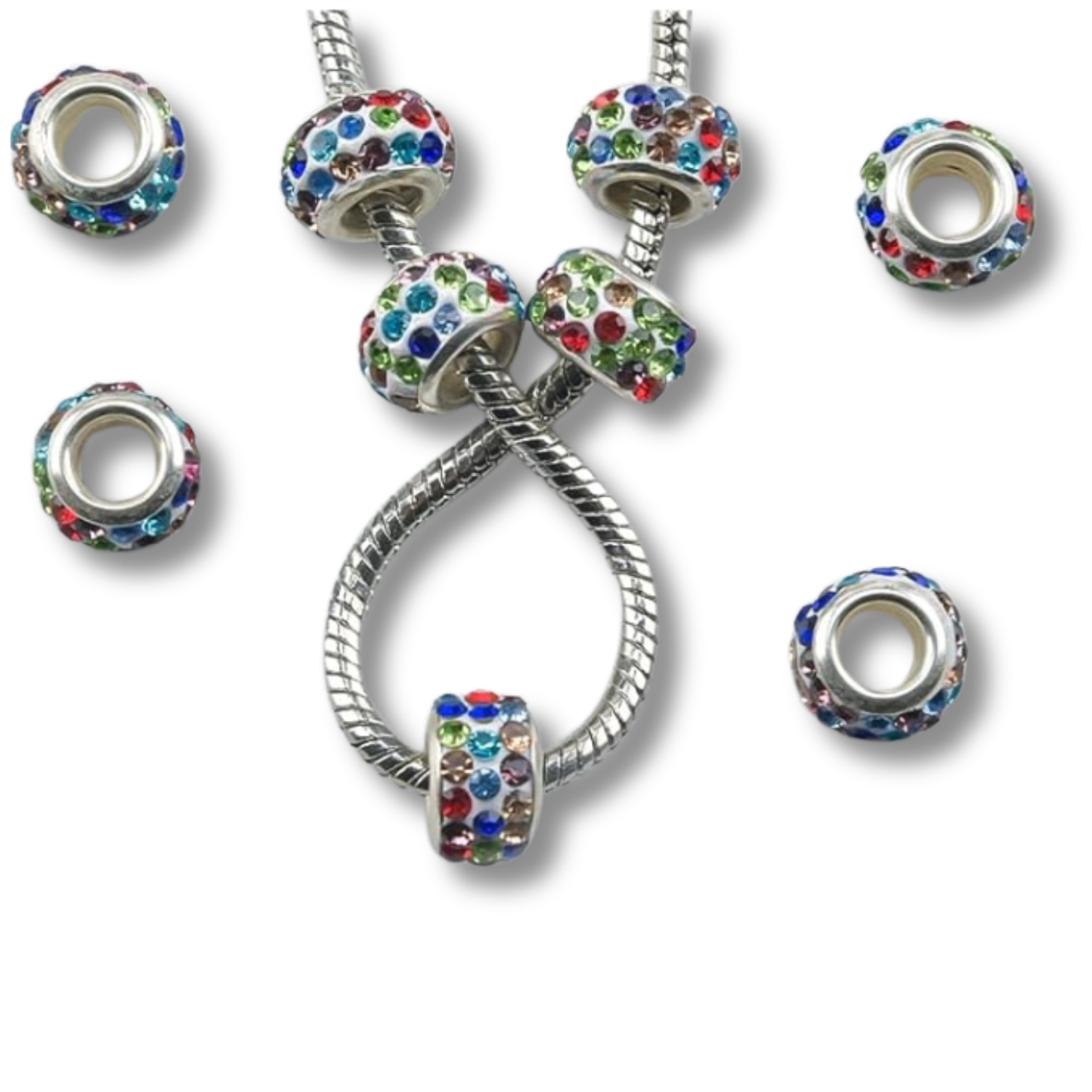 White Christmas Inspired Classic Christmas Charm Bracelet