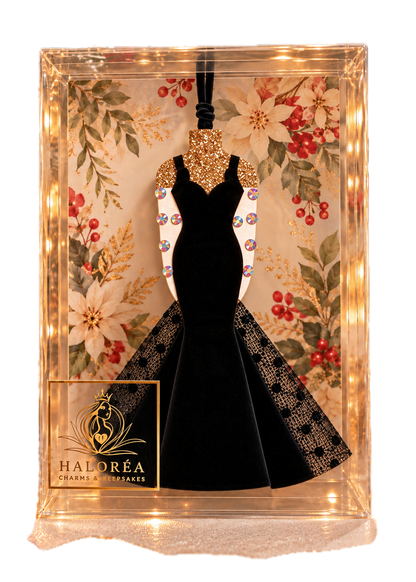 Rosemary's Black Velvet Gown Ornament
