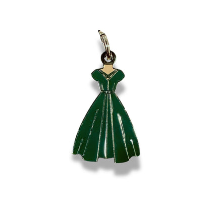 Rosemary’s Evergreen Velvet Party Dress Charm
