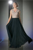 Amazing Mocka Navy Lace Gown